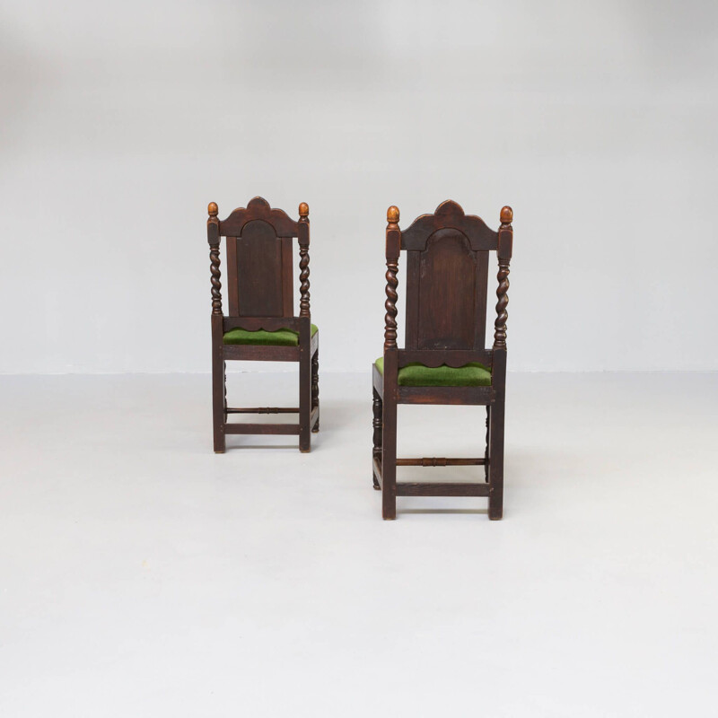 Pair of vintage dining chairs
