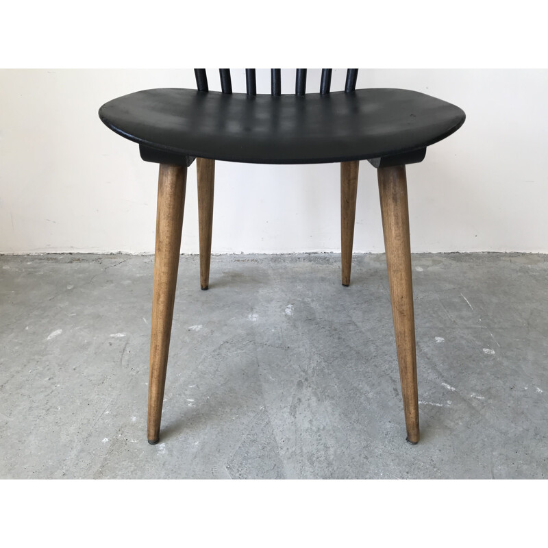 Set of 6 vintage bistro chairs Menuet by Baumann, 1970