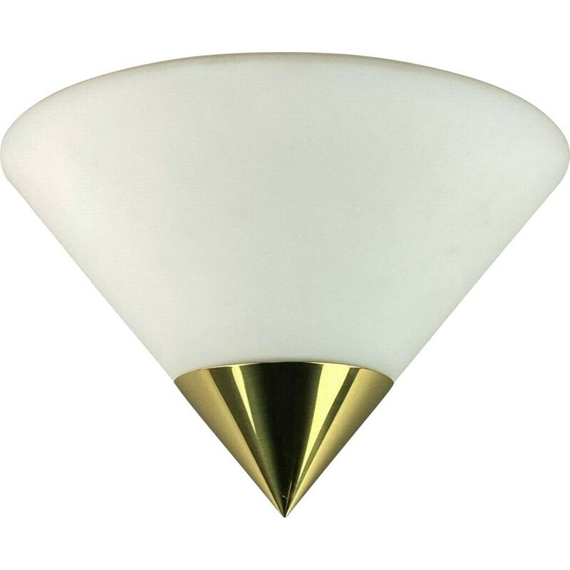 Vintage wall lamp by Glashütte Limburg, 1960