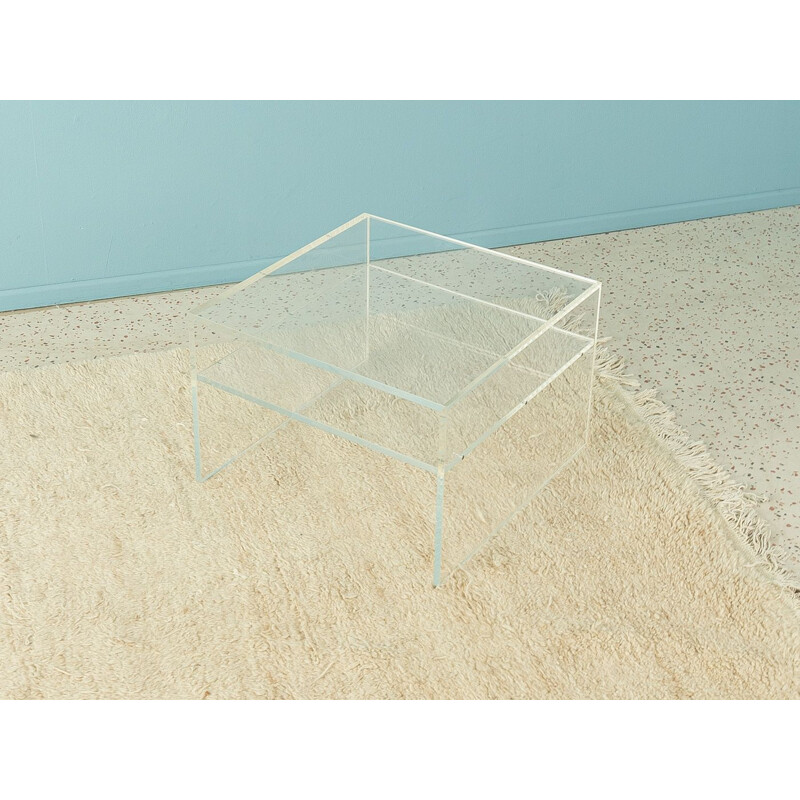 Vintage coffee table in acrylic glass, Germany 1960