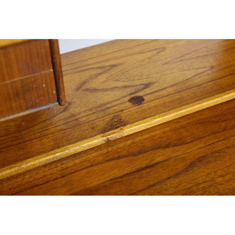 Vintage teak desk, Sweden 1960