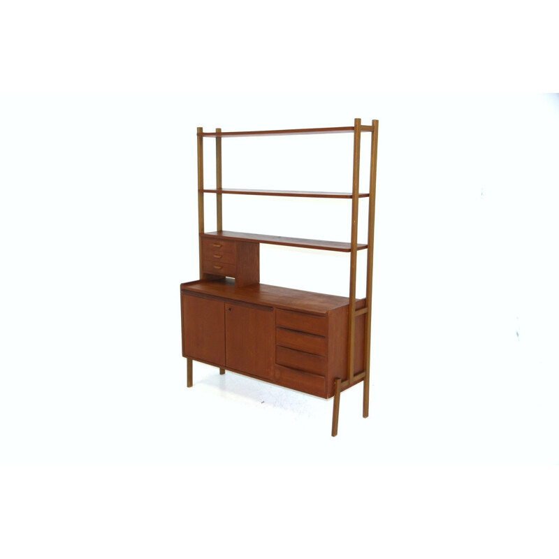 Vintage teak bookcase, Sweden 1960