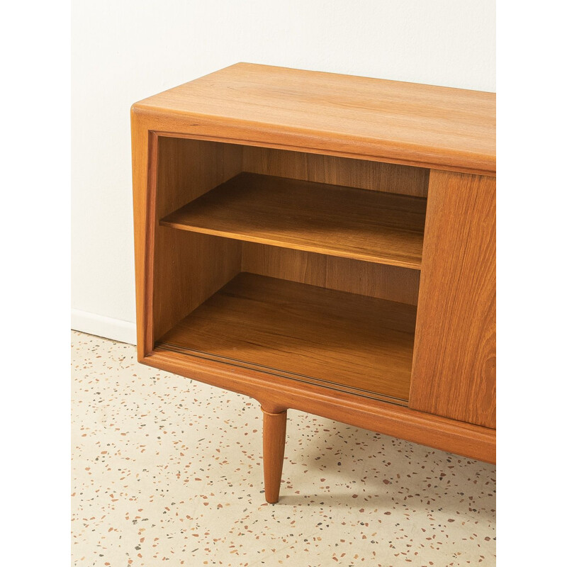 Vintage teak sideboard with three sliding doors by Aco Mobler, Denmark 1960