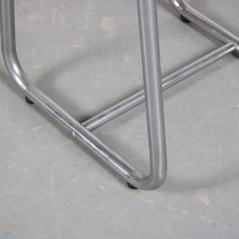 Chaise vintage Bauhaus à cadre tubulaire, Pays-Bas 1950