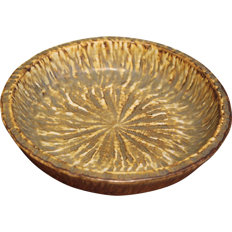 Rörstrand bowl in brown ceramic, Gunnar NYLUND - 1960s