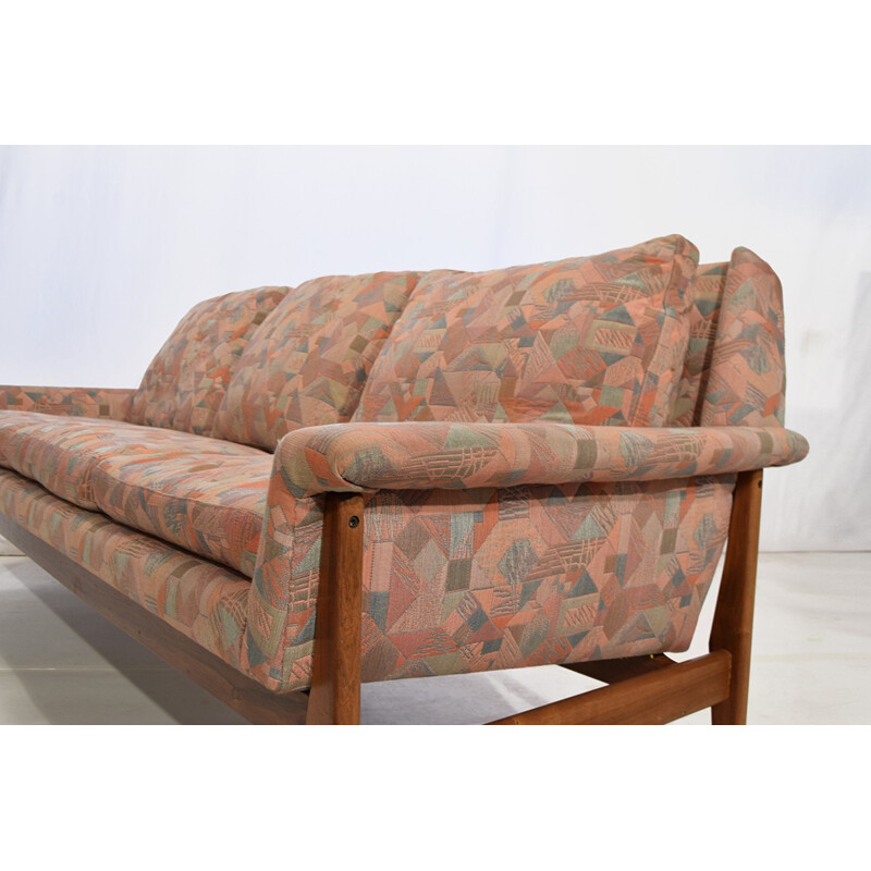 Dutch Bovenkamp 3-seater sofa in rosewood - 1960s