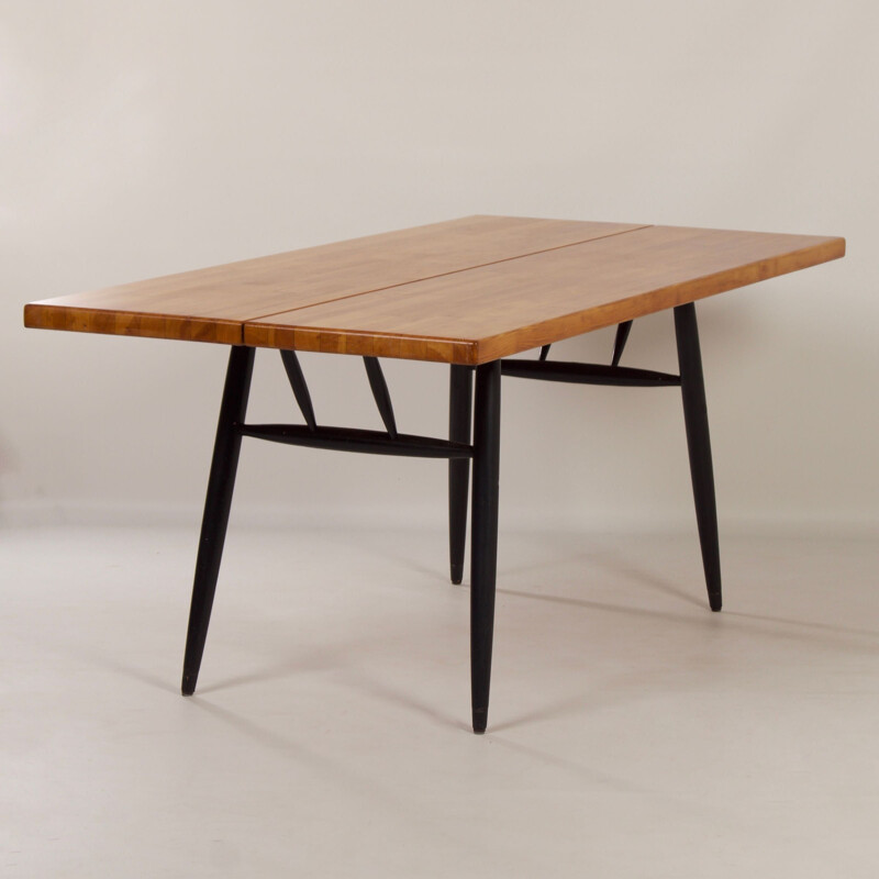 Vintage Pirkka dining table by Ilmari Tapiovaara for Laukaan Puu, Finland 1955