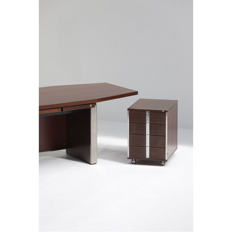 Mid century desk by Desk Ennio Fazioli & Ufficio Tecnico for Mim, Italy 1960s