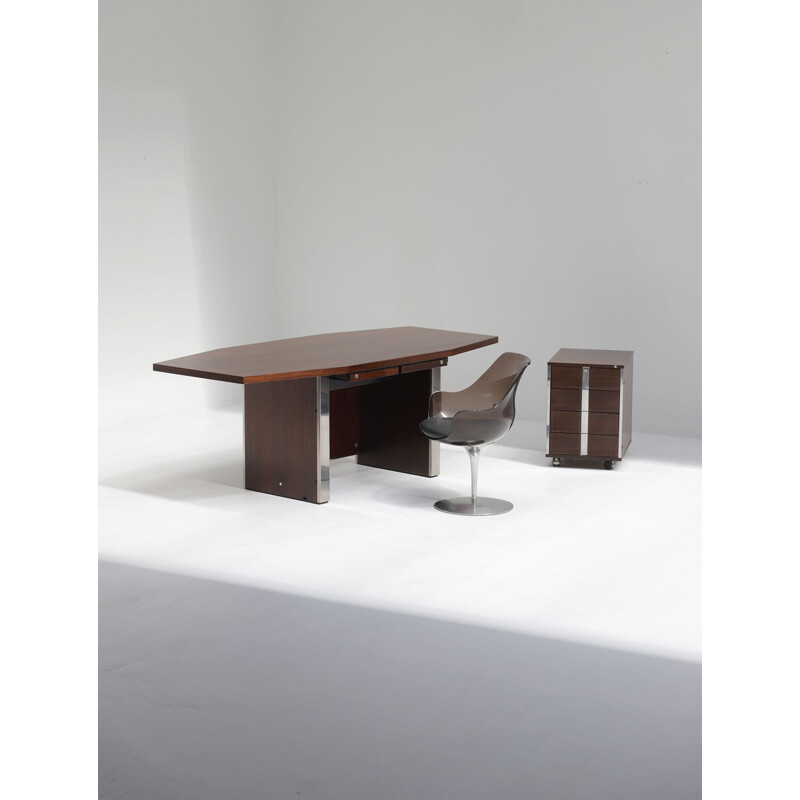 Mid century desk by Desk Ennio Fazioli & Ufficio Tecnico for Mim, Italy 1960s