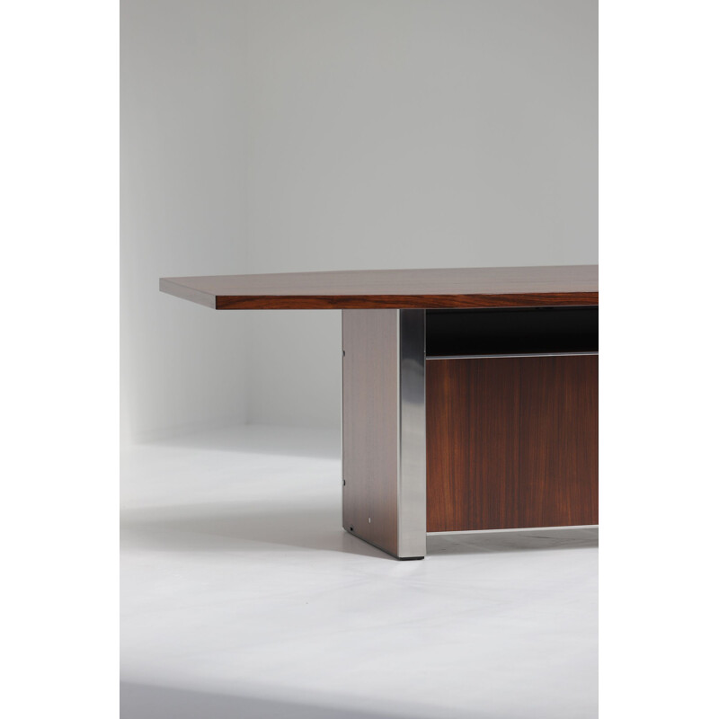 Mid century desk by Desk Ennio Fazioli & Ufficio Tecnico for Mim, Italy 1960s