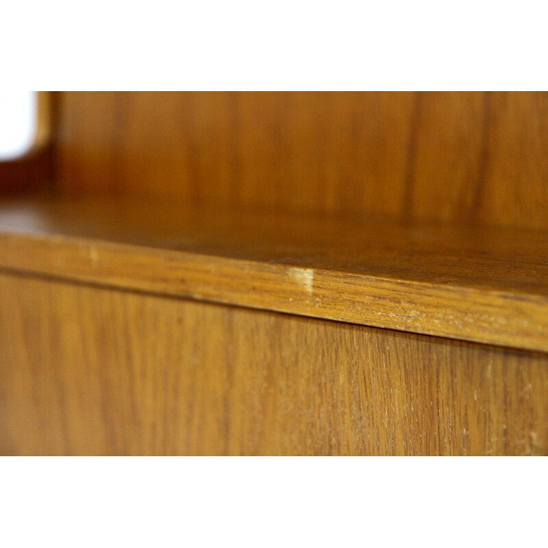 Vintage teak desk by Bränntorps, Sweden 1960