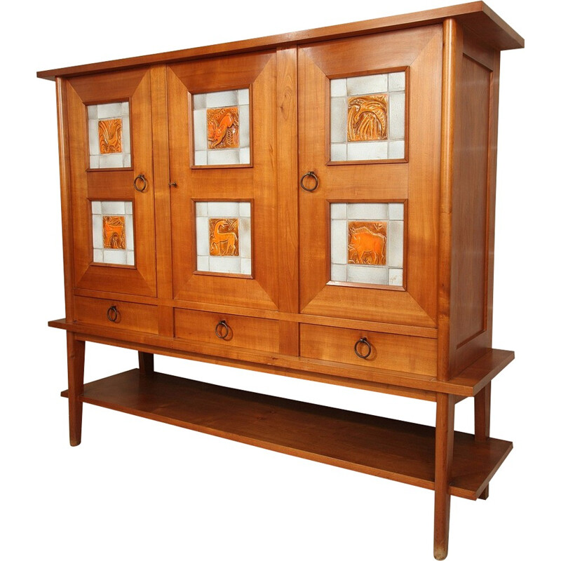 Cherry wood sideboard - 1950s