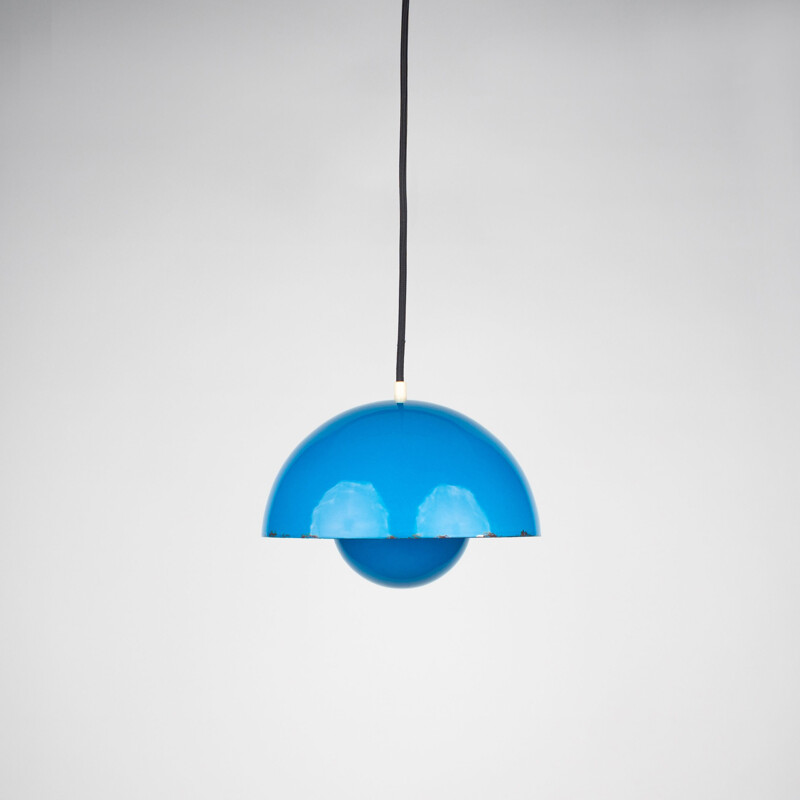 Danish vintage pendant lamp Flowerpot by Verner Panton for Louis Poulsen, 1968