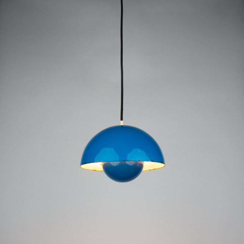 Danish vintage pendant lamp Flowerpot by Verner Panton for Louis Poulsen, 1968