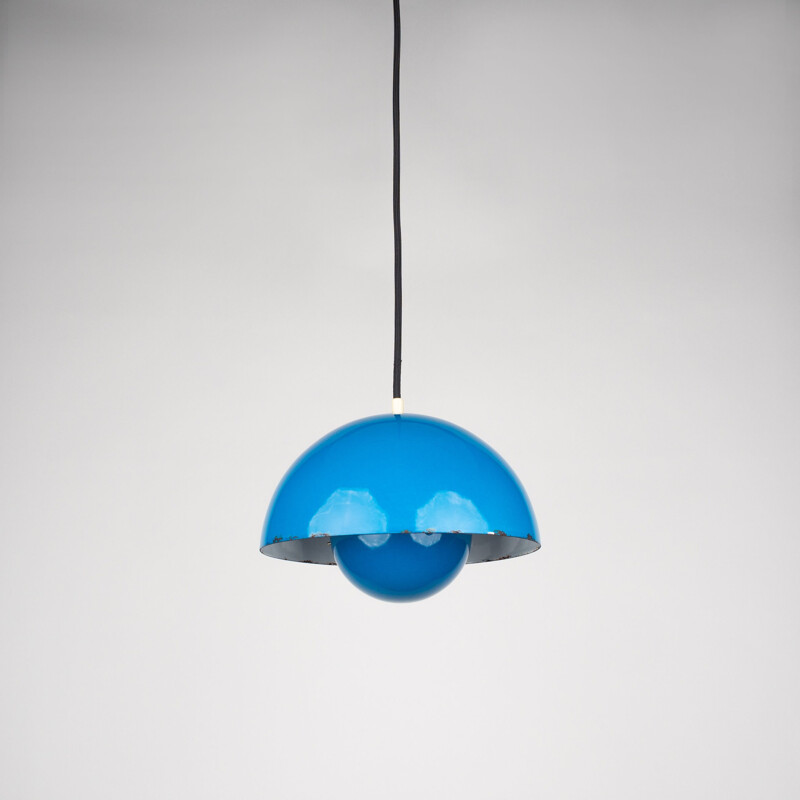 Danish vintage pendant lamp Flowerpot by Verner Panton for Louis Poulsen, 1968