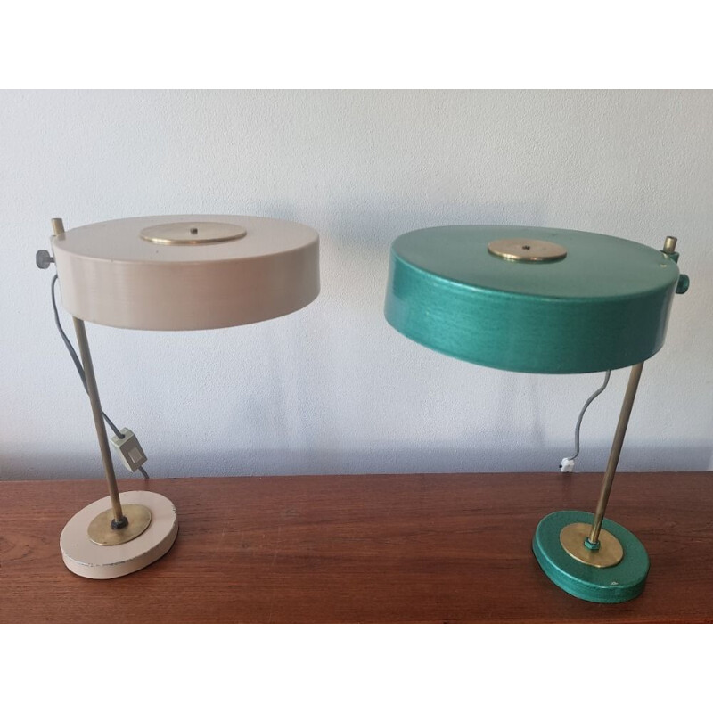 Pair of mid century table lamps, 1960s