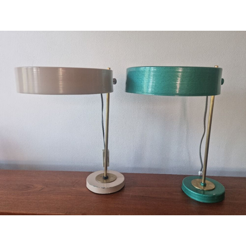 Coppia di lampade da tavolo vintage, 1960