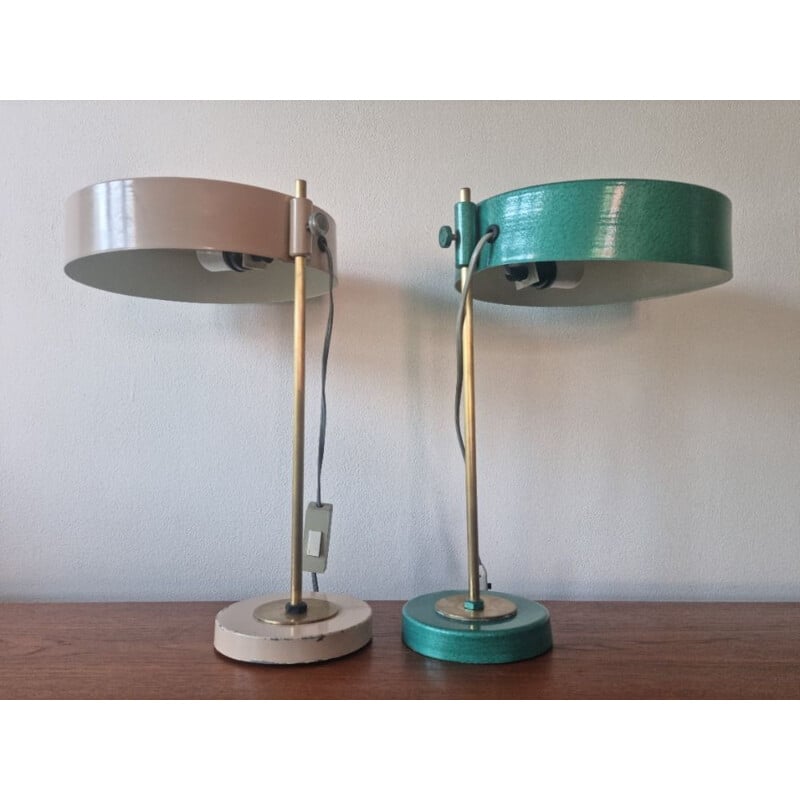 Pair of mid century table lamps, 1960s