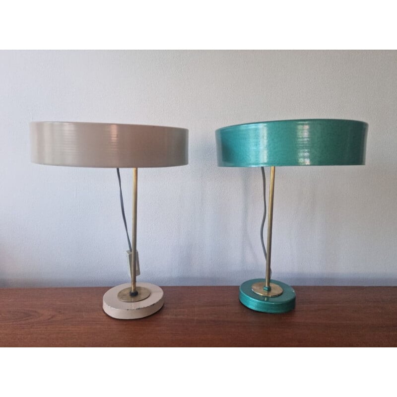 Pair of mid century table lamps, 1960s