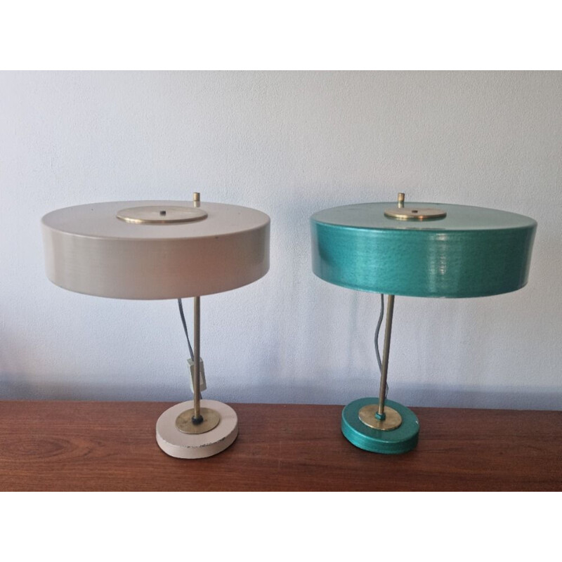 Coppia di lampade da tavolo vintage, 1960