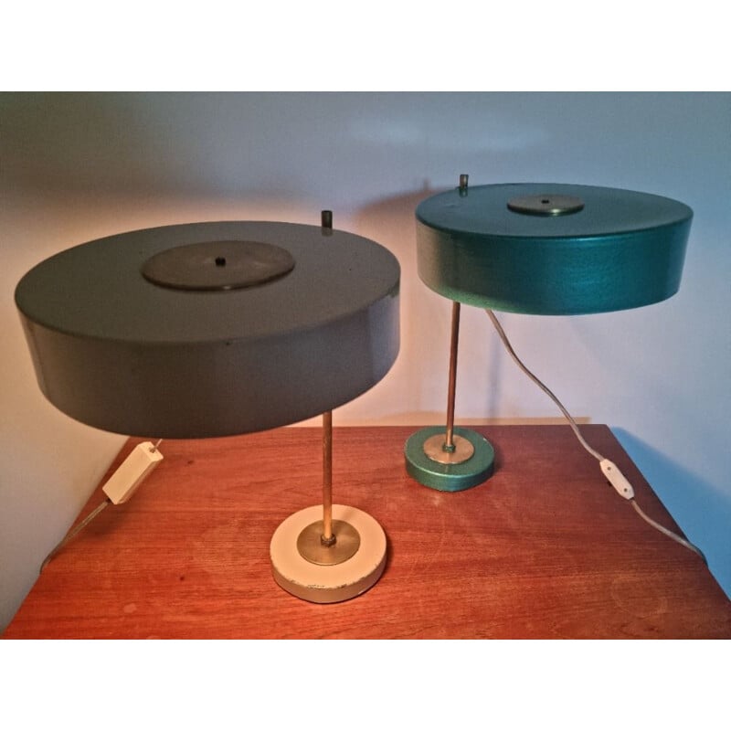 Pair of mid century table lamps, 1960s