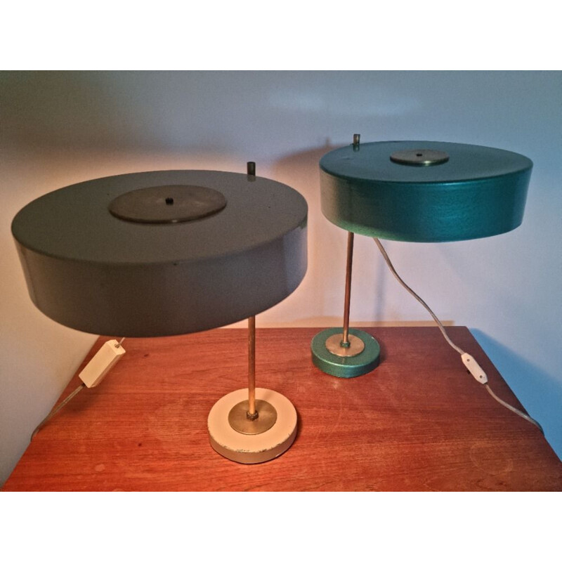 Pareja de lámparas de mesa vintage, 1960