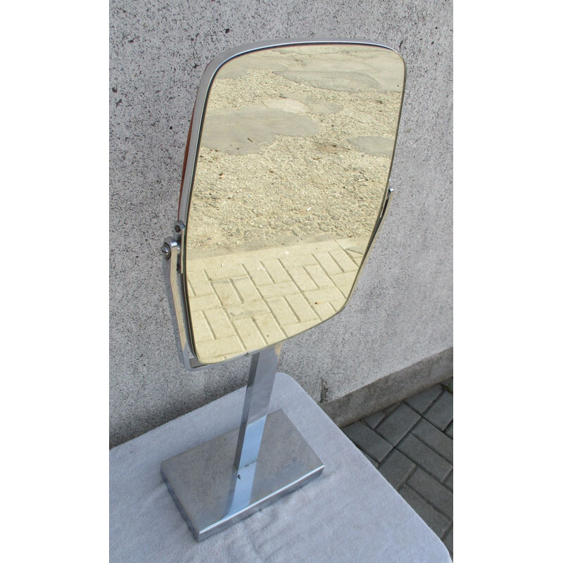 Vintage dresser mirror on stand, Italy 1960