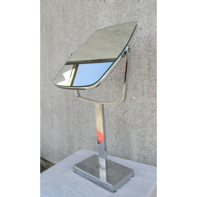 Vintage dresser mirror on stand, Italy 1960