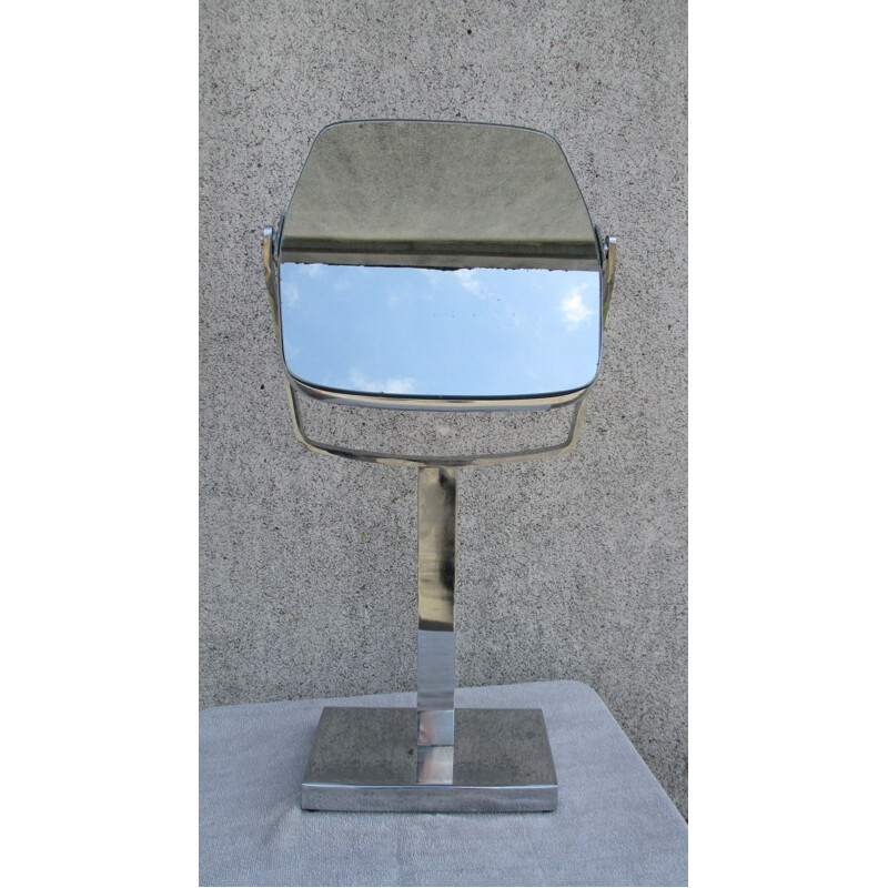 Vintage dresser mirror on stand, Italy 1960