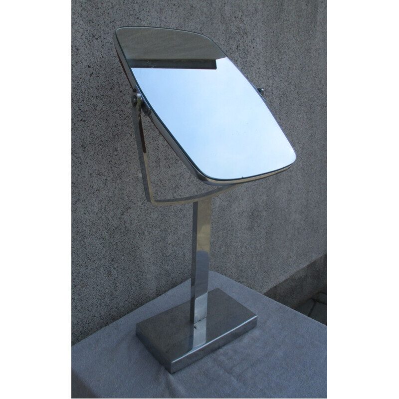 Vintage dresser mirror on stand, Italy 1960