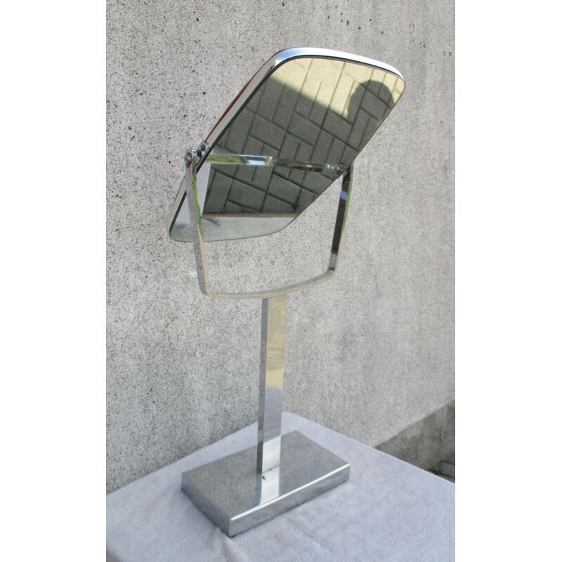 Vintage dresser mirror on stand, Italy 1960