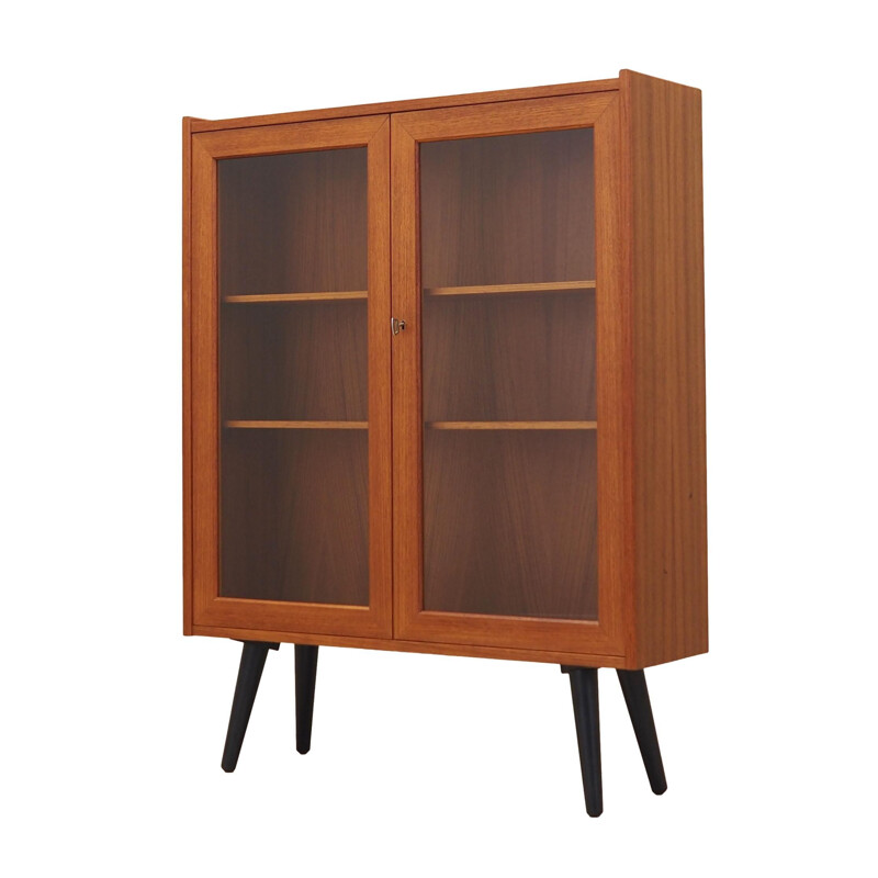 Teak vintage display cabinet, Denmark 1970s