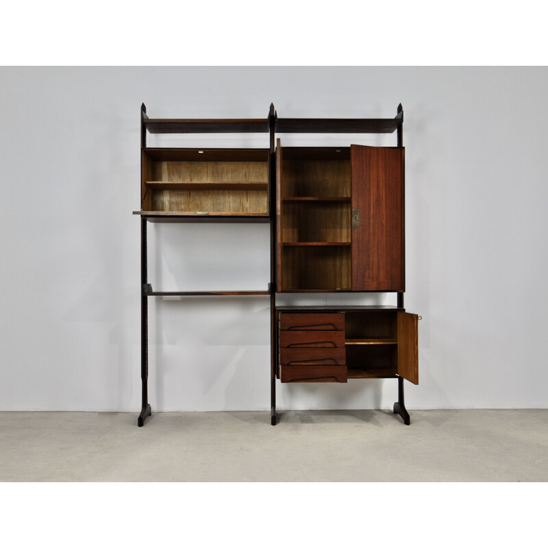 Vintage bookcase by Vittorio Dassi for Dassi, Italy 1950