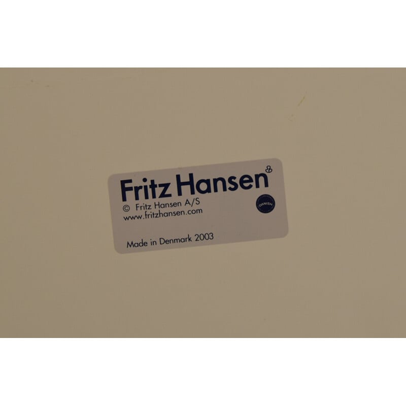 Fritz Hansen "A825" table in metal, Piet HEIN, Arne JACOBSEN & Bruno MATHSSON - 2003
