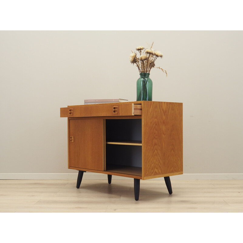 Commode vintage en bois de frêne, Danemark 1970