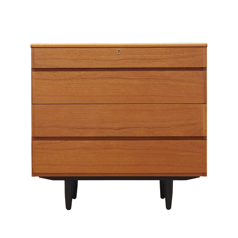 Teak vintage chest of drawers, Denmark 1970s