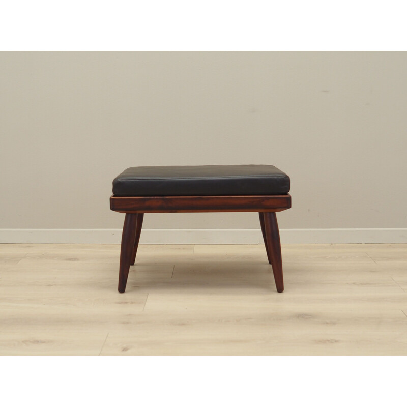 Rosewood vintage footrest, Denmark 1970s