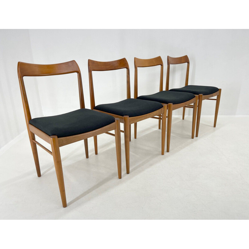 Set di 4 sedie danesi vintage, 1960