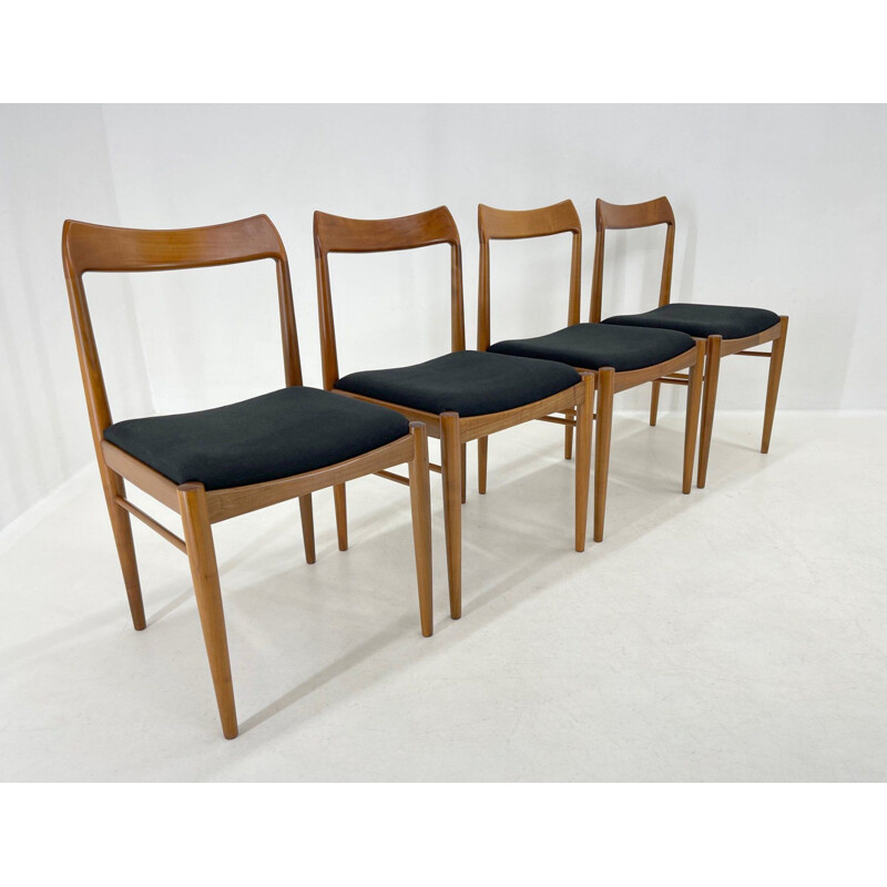 Set of 4 vintage Danish dining chairs, 1960s