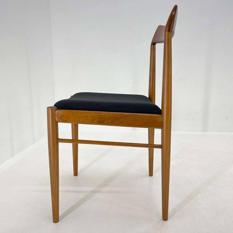 Ensemble de 4 chaises danoises vintage, 1960