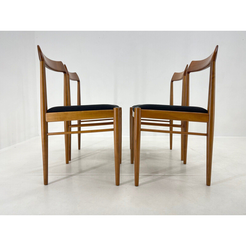 Set van 4 vintage Deense stoelen, 1960