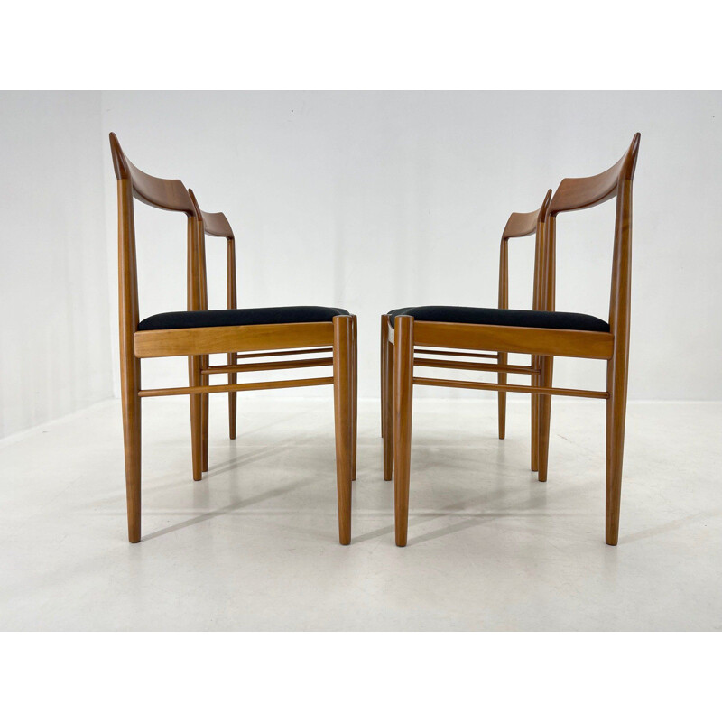 Set of 4 vintage Danish dining chairs, 1960s