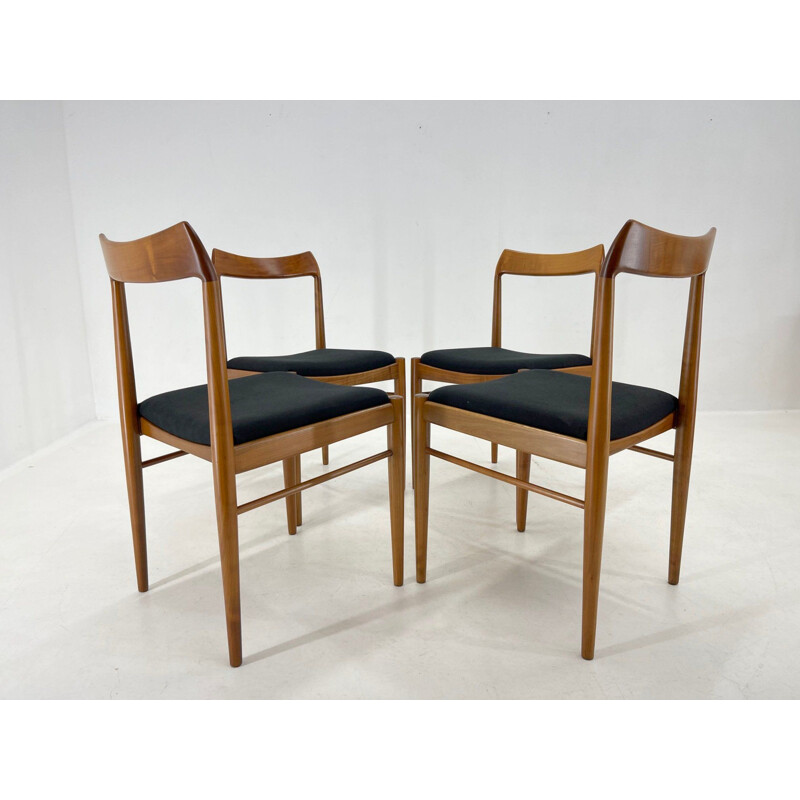 Set van 4 vintage Deense stoelen, 1960