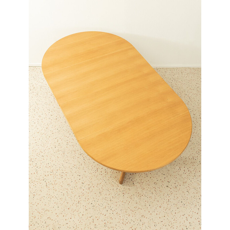 Vintage oakwood dining table, Germany 1960s