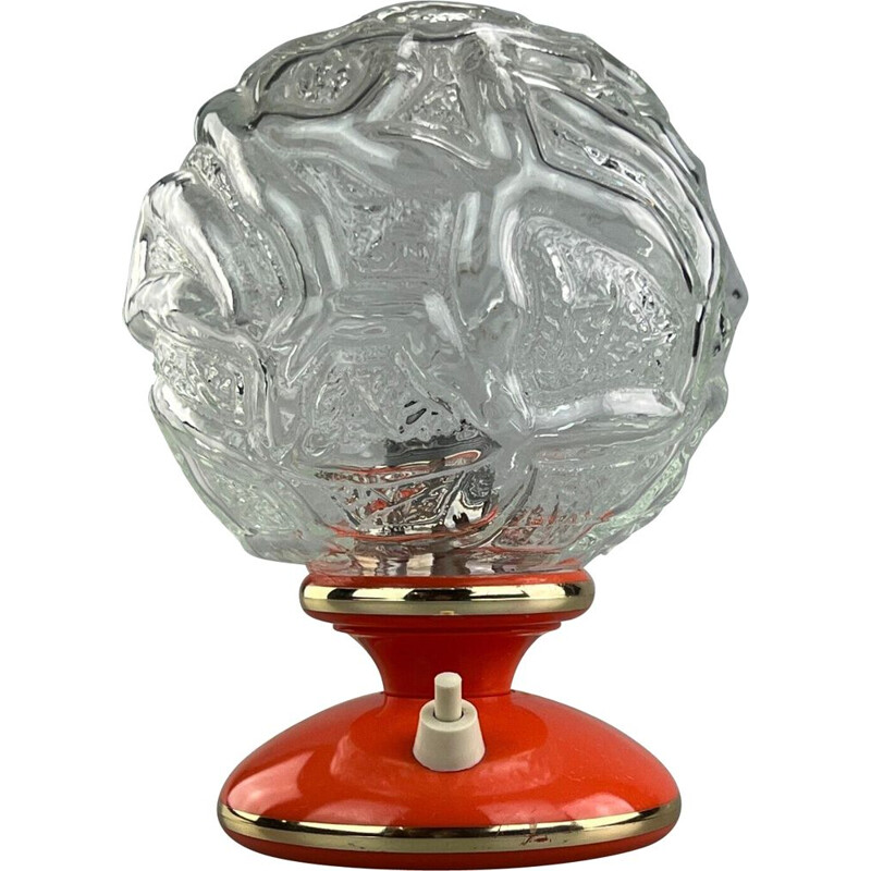 Vintage spherical table lamp, 1960-1970s