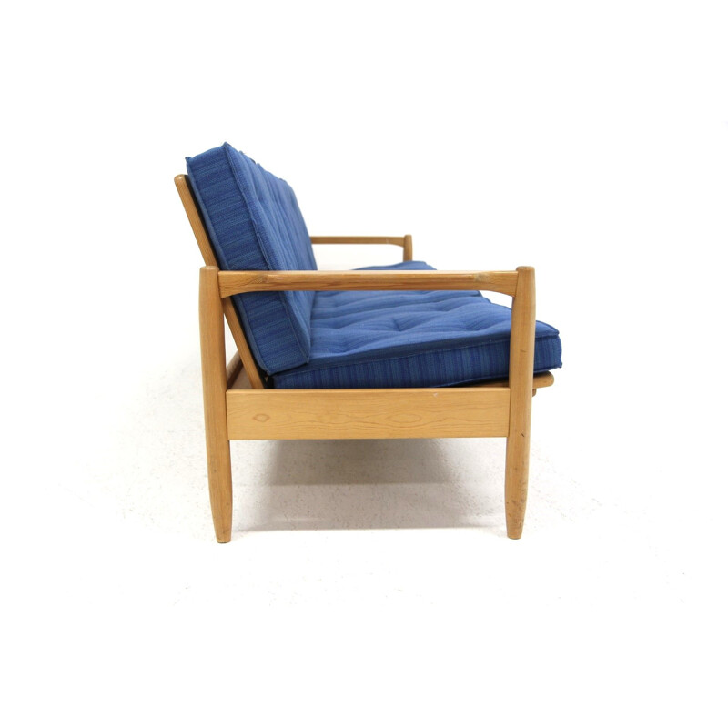 Vintage 3-Sitzer-Sofa aus Kiefer, Schweden 1970