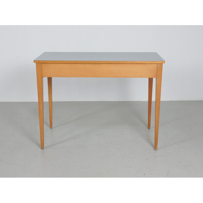 Small Italian vintage desk with laminated top - 1960s