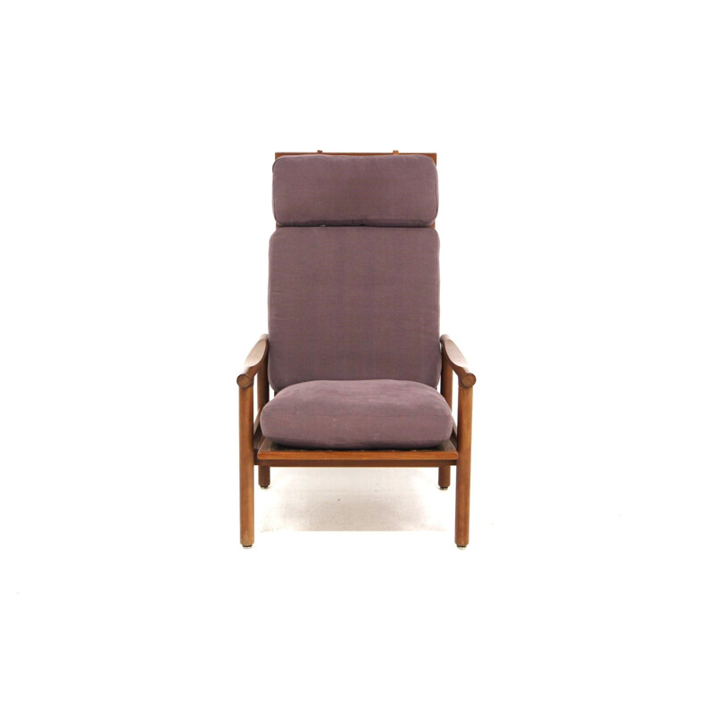 Scandinavische vintage teakhouten fauteuil van Erik Wørtz voor Möbel-Ikéa, 1960