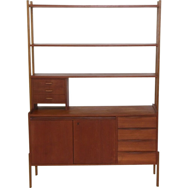 Vintage teak bookcase, Sweden 1960