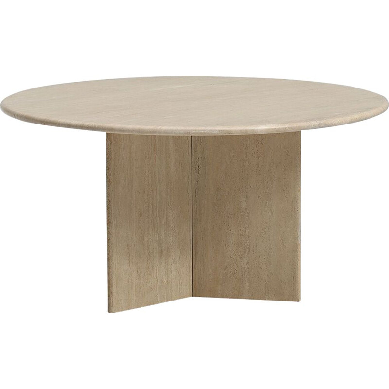 Vintage travertin tafel, 1970